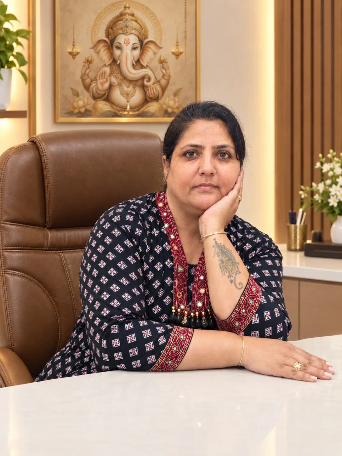 Shweta Kanani, founder of Rapunzel Makeup Studio & Beauty Salon